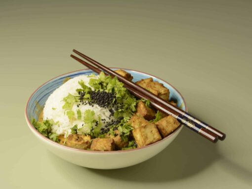 A photo of the dish Thai Curry mit Knuspertofu